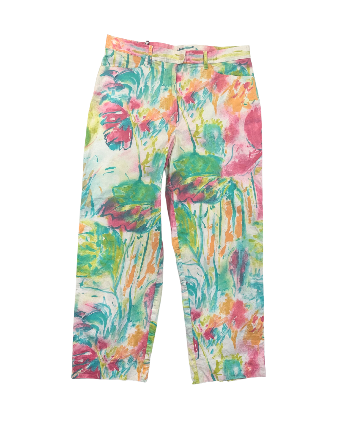 Elinette Pastel Abstract Trousers
