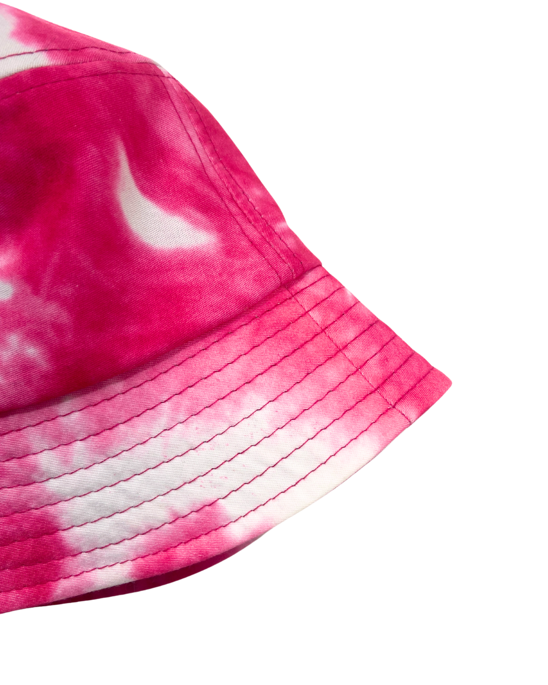 Living Cool&quot; Pink Tie Dye Bucket Hat