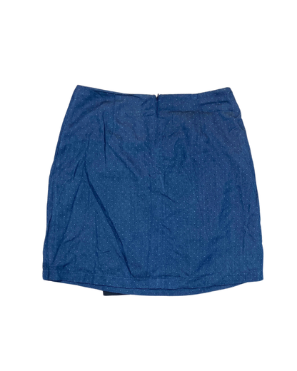 Seen Worn Kept Blue Button Mini Skirt Size M