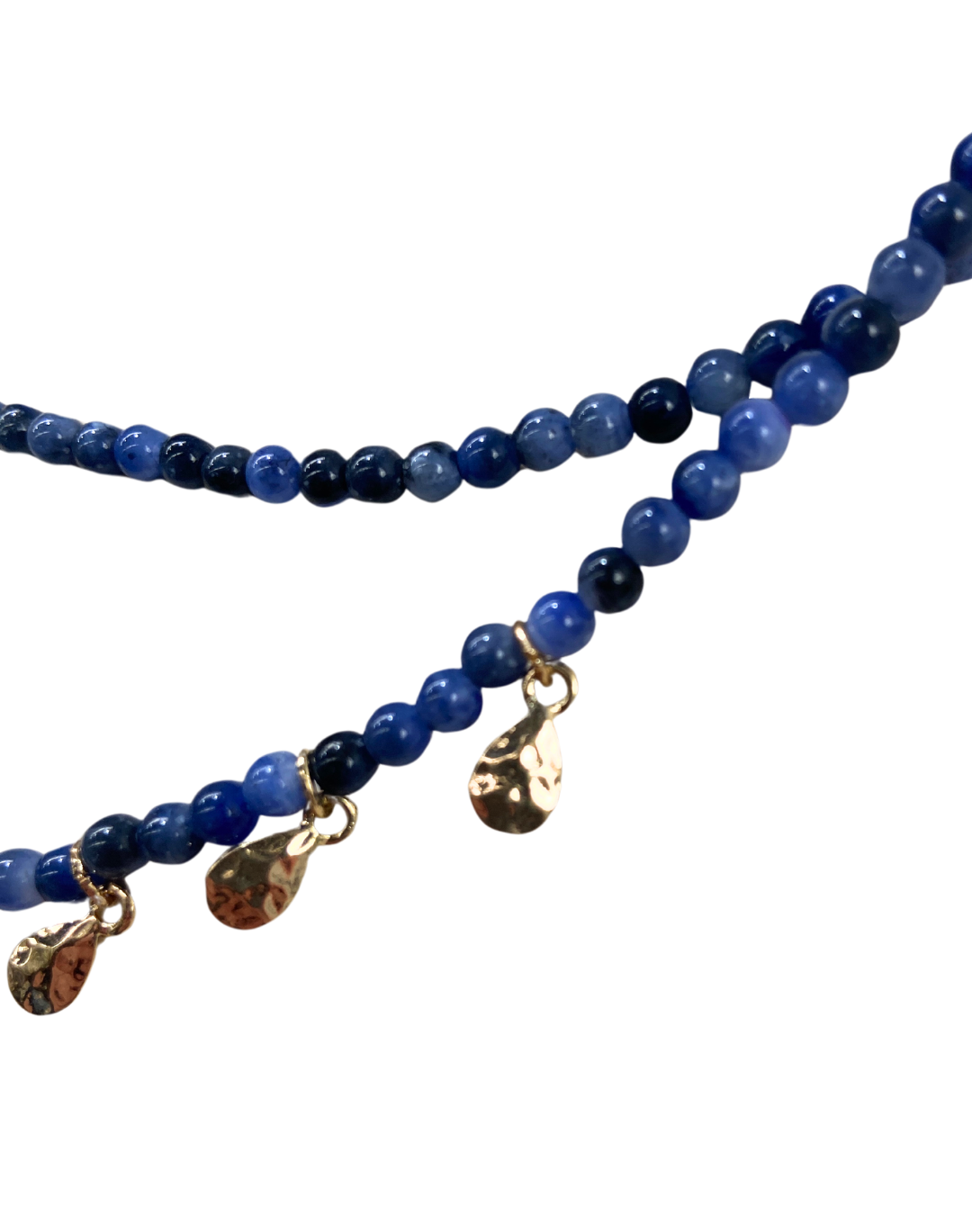 Next Blue Beaded Necklace