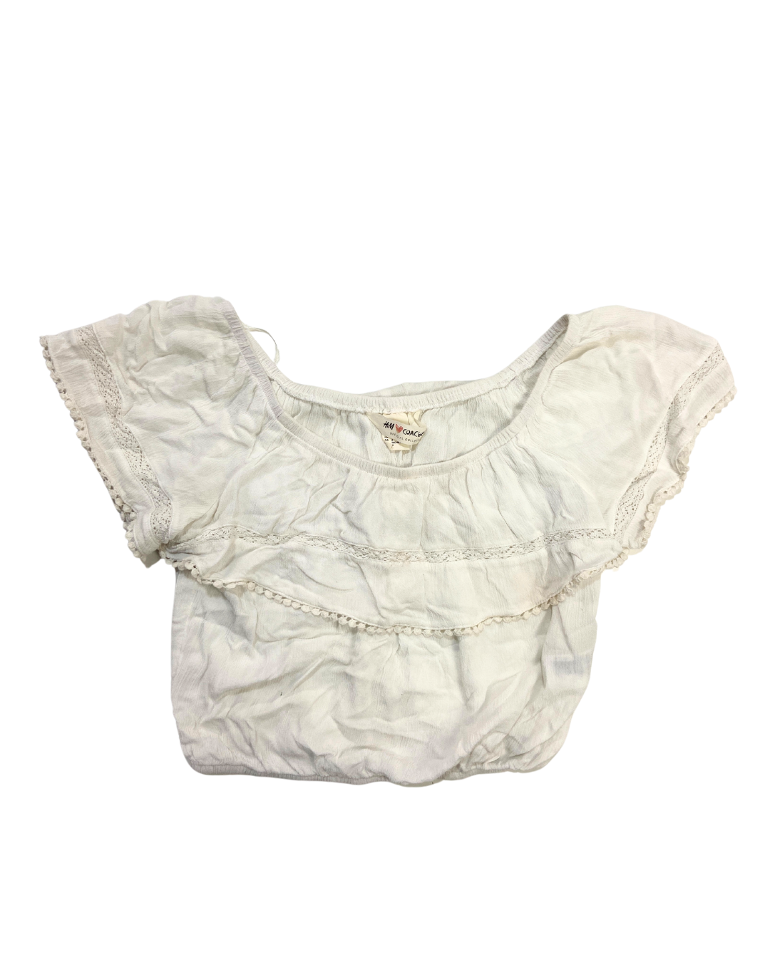 second hand H&M H&M Lace Detail Blouse 6 OWNI