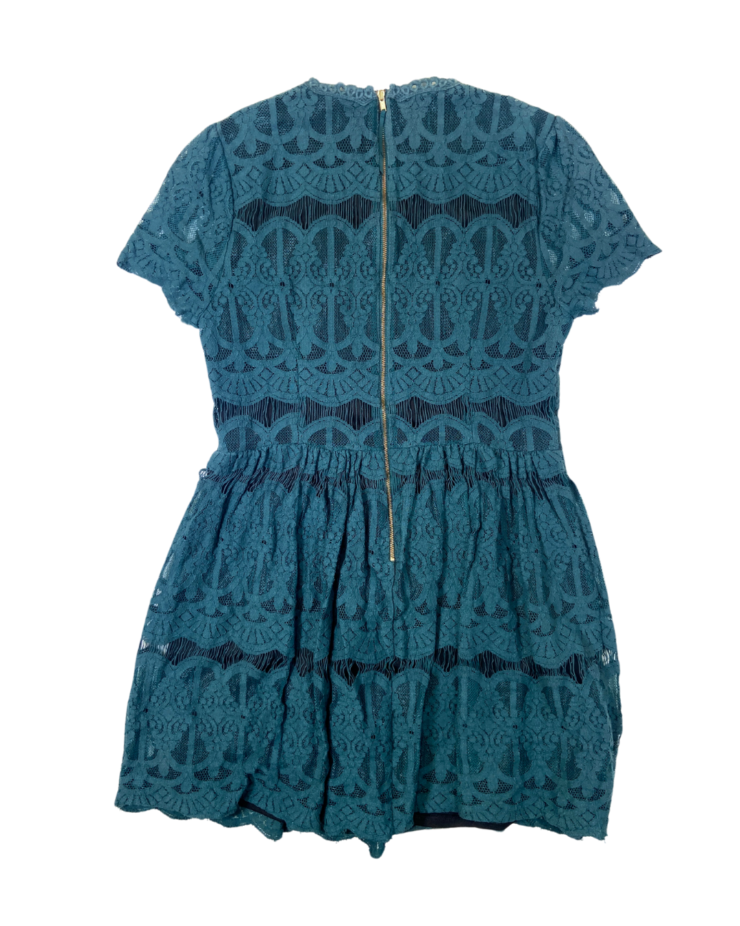 Oasis Teal Lace Dress