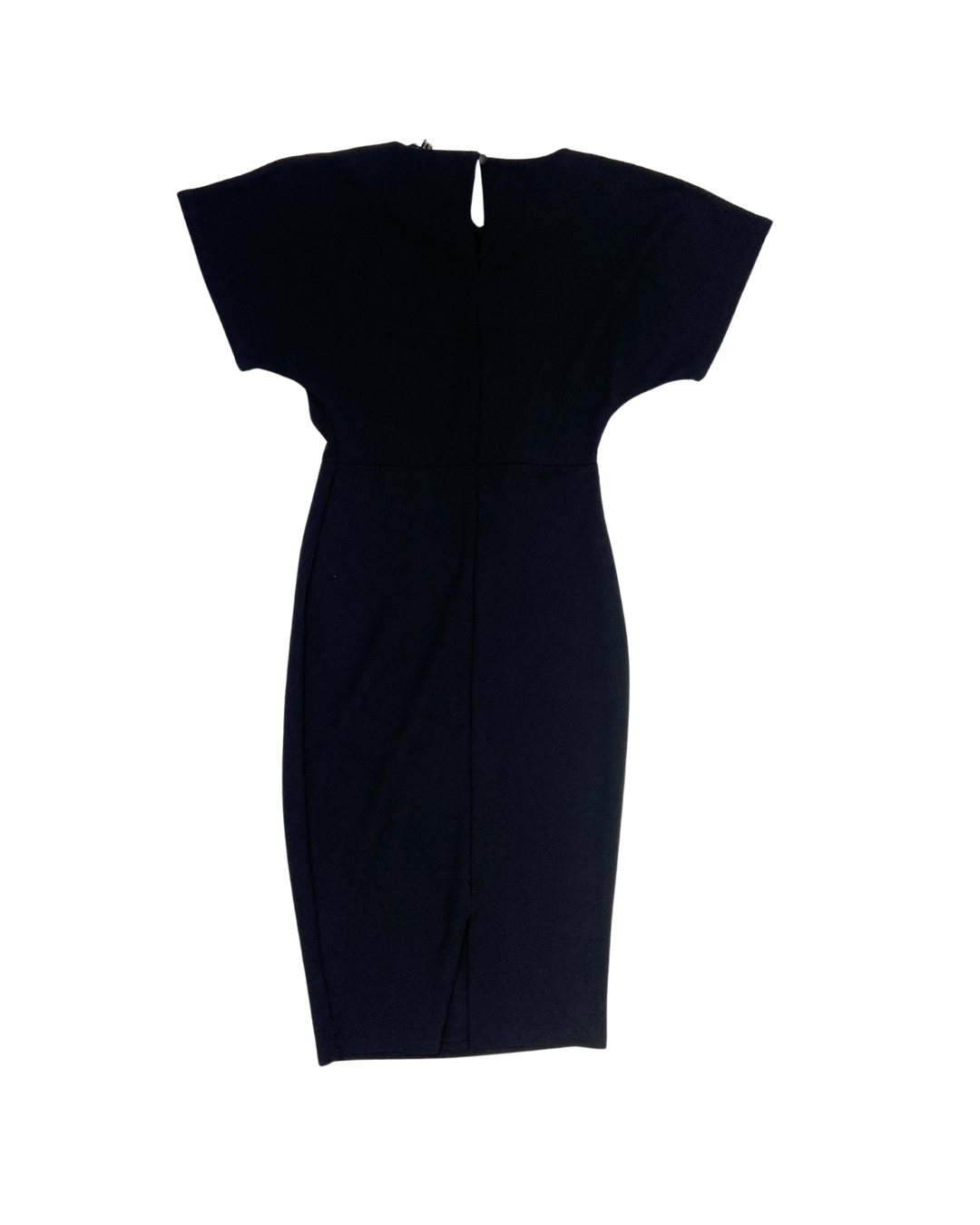 Black Twist Front Dress