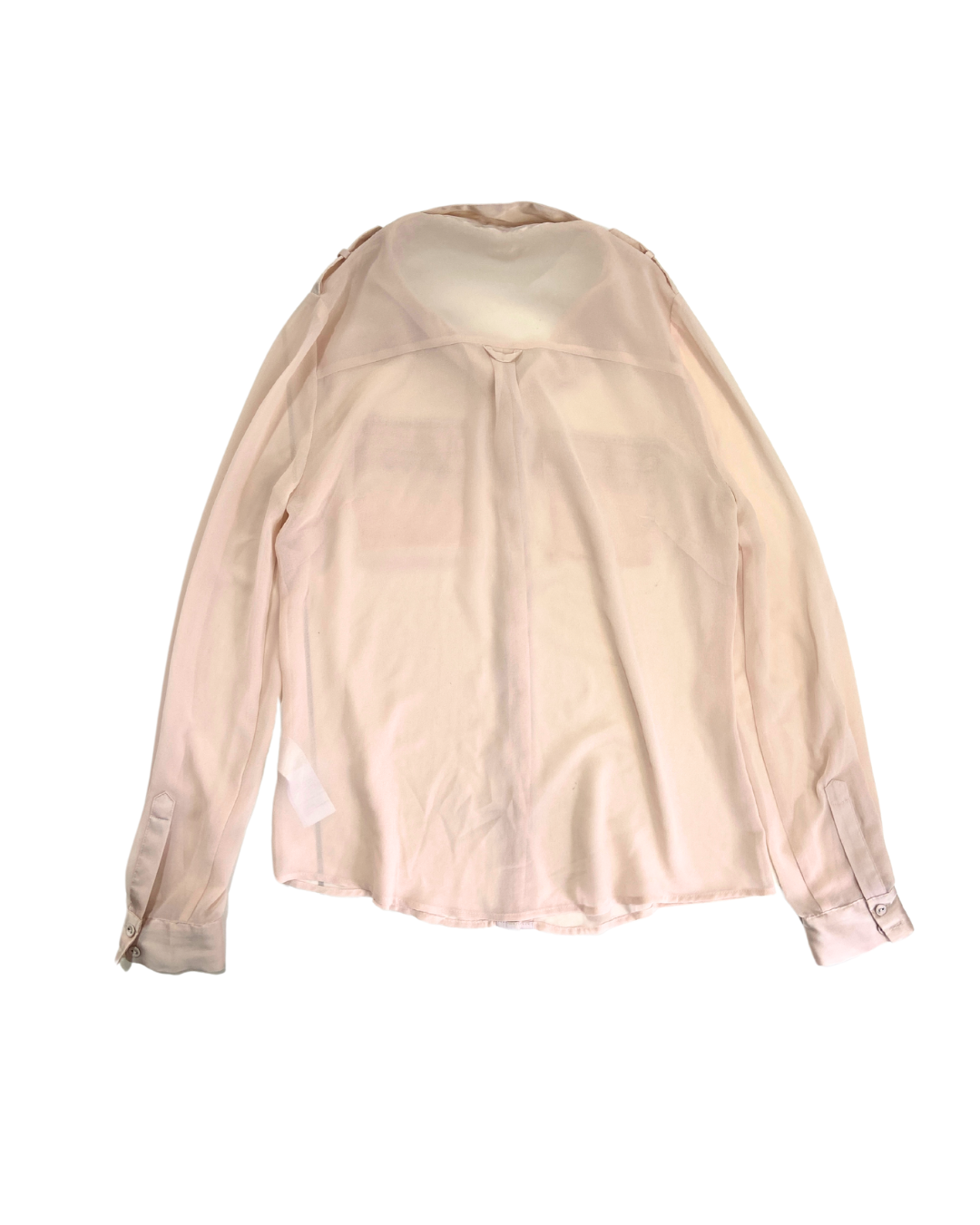 Oasis Pastel Pink Mesh Shirt