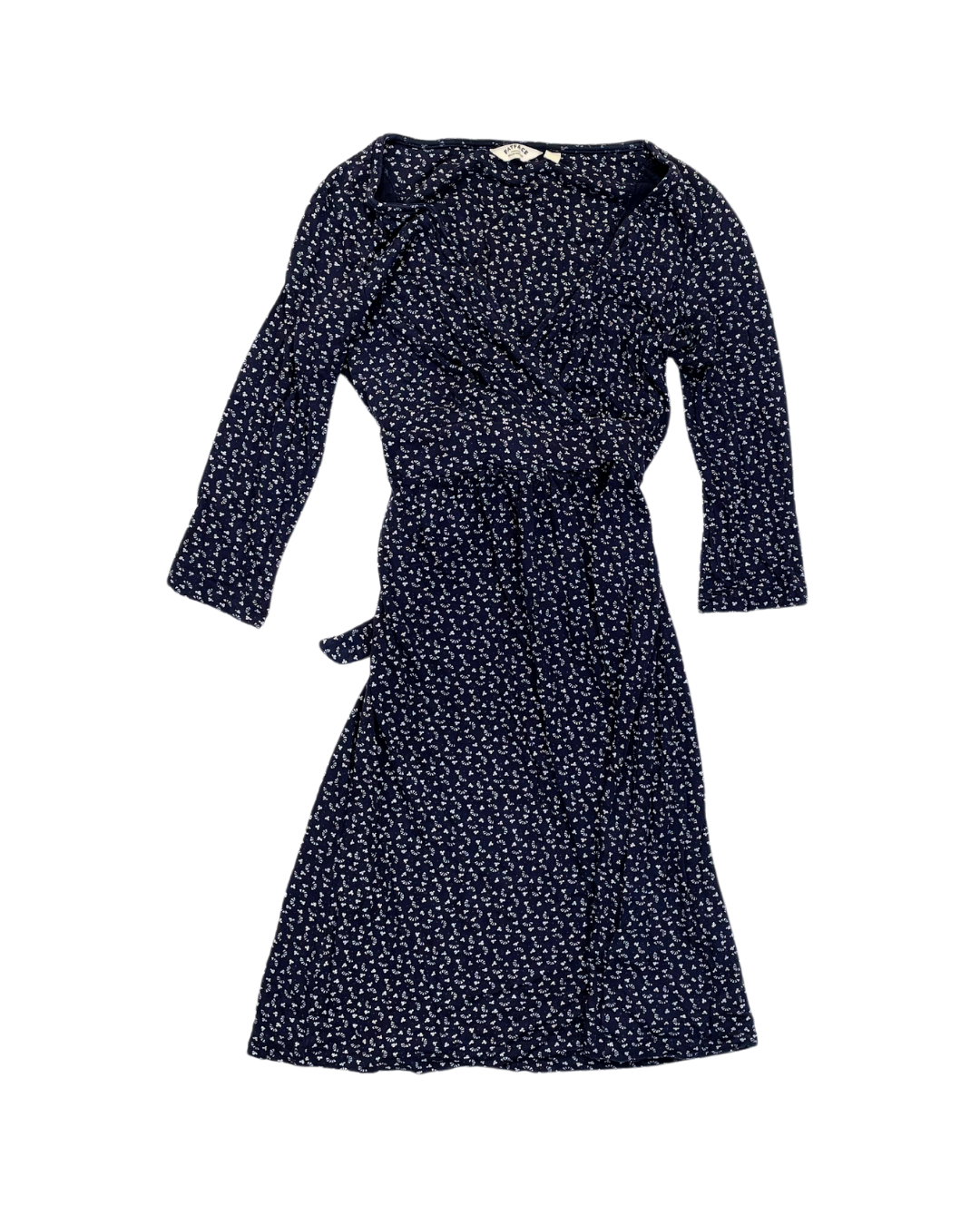 Fat Face Navy Floral Dress