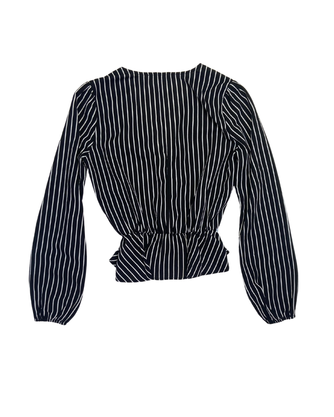 Sisterhood Black Stripe Cropped Blouse