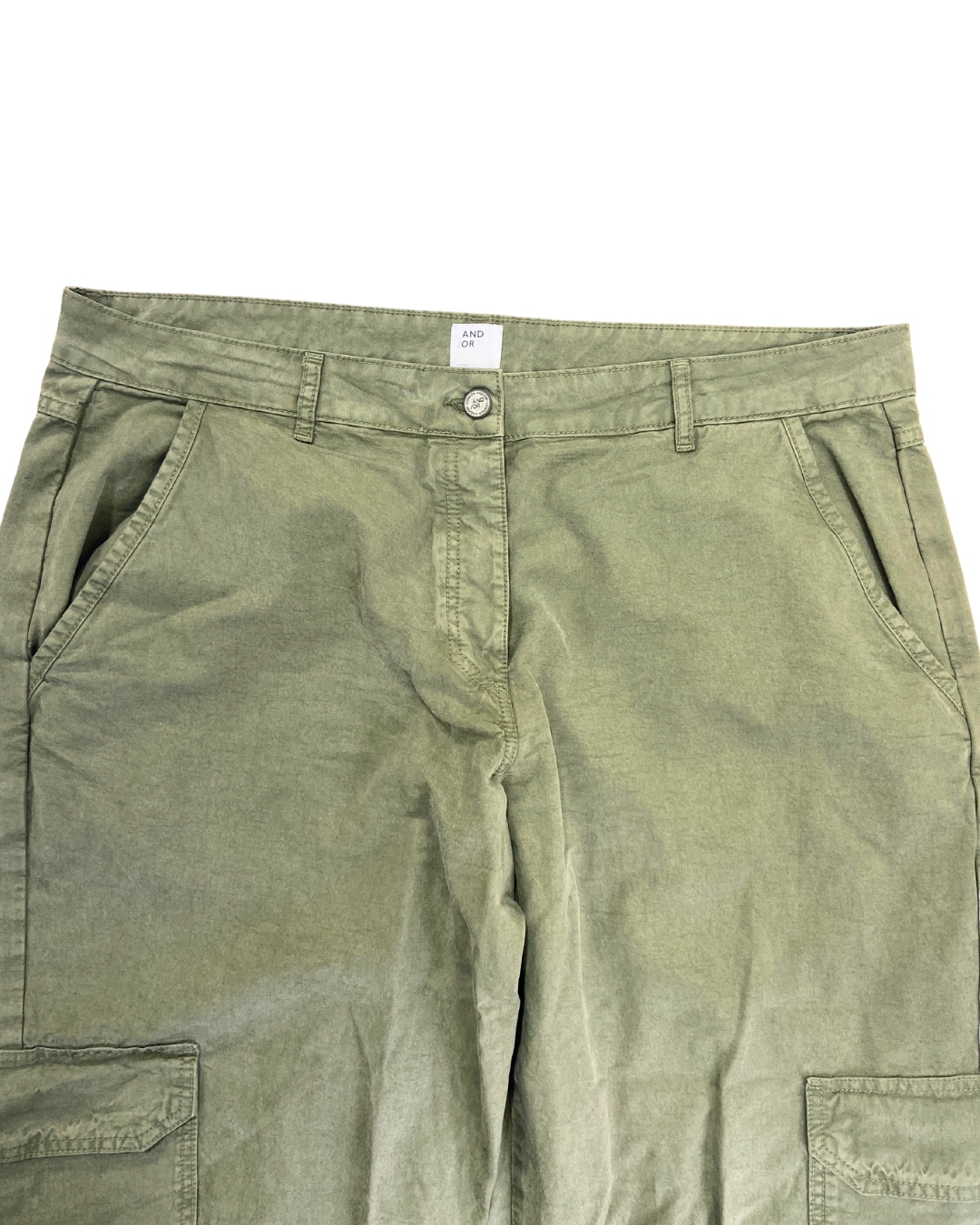 And Or Green Cargo Trousers