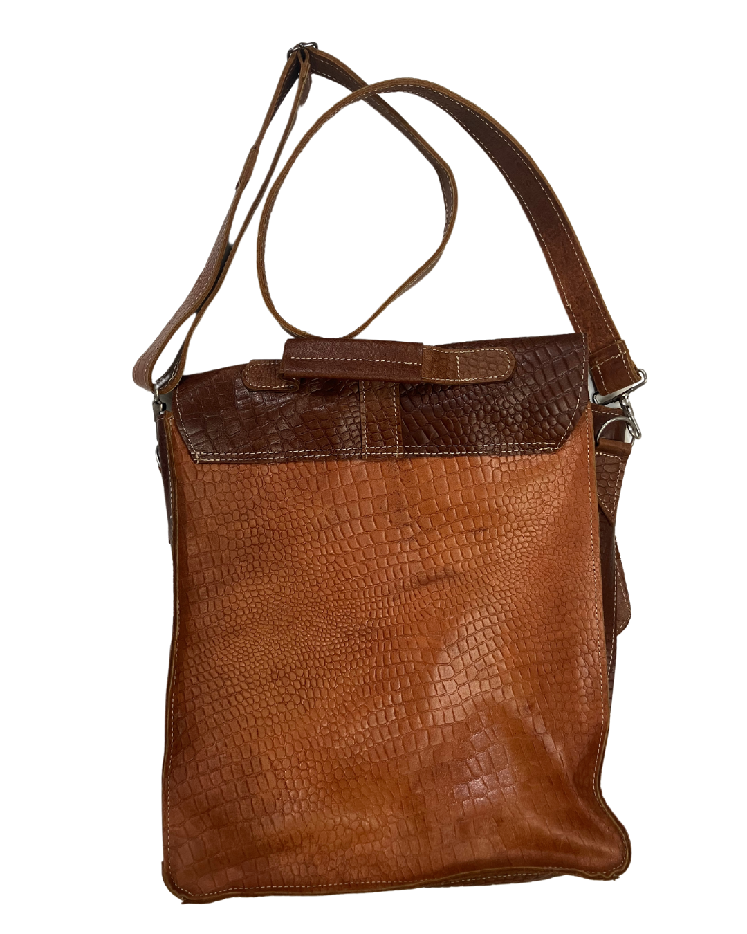 Mixed Tan Satchel