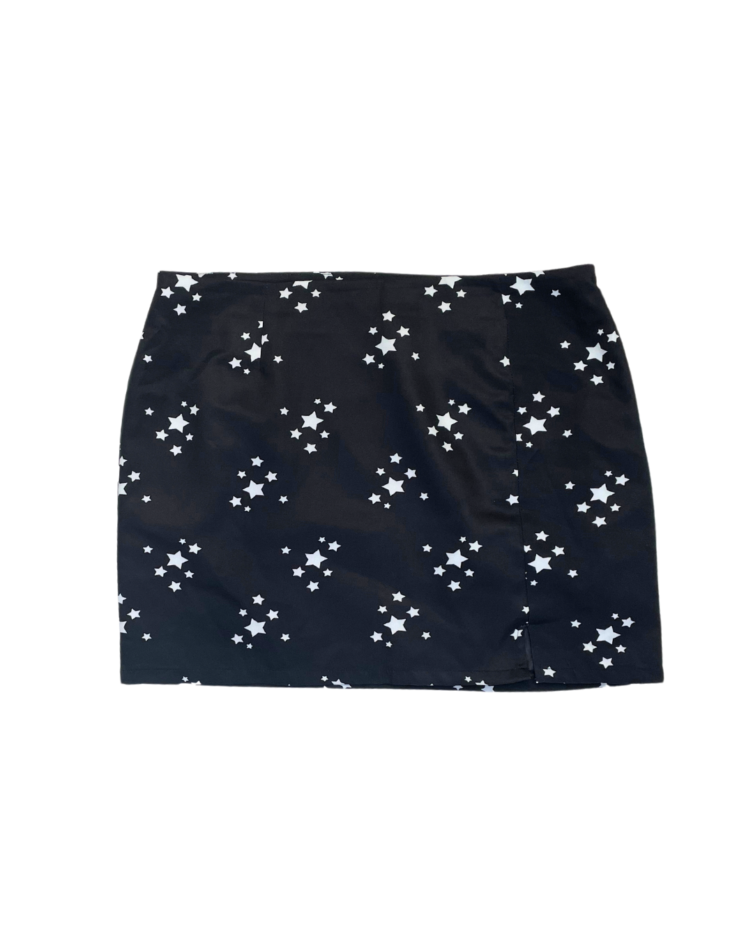 Heartbreak Black Star Mini Skirt