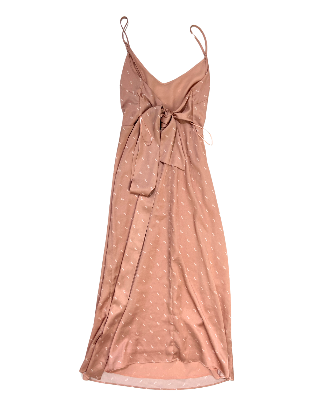 Pink Satin Slip Dress