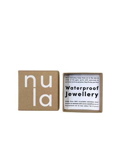 Nula Gold Twist Hoop Earrings