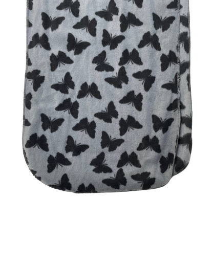 Cotton Traders Grey Butterfly Scarf