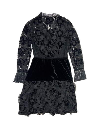 French Connection Black Lace Dress