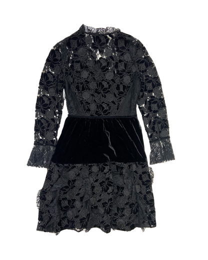 French Connection Black Lace Dress OWNI