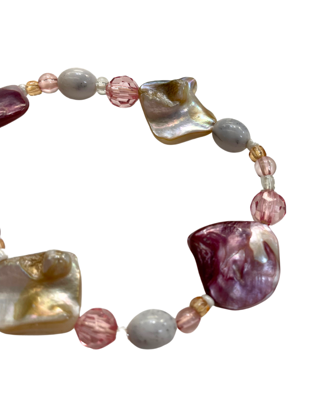 Pink Tone Shell Bracelet