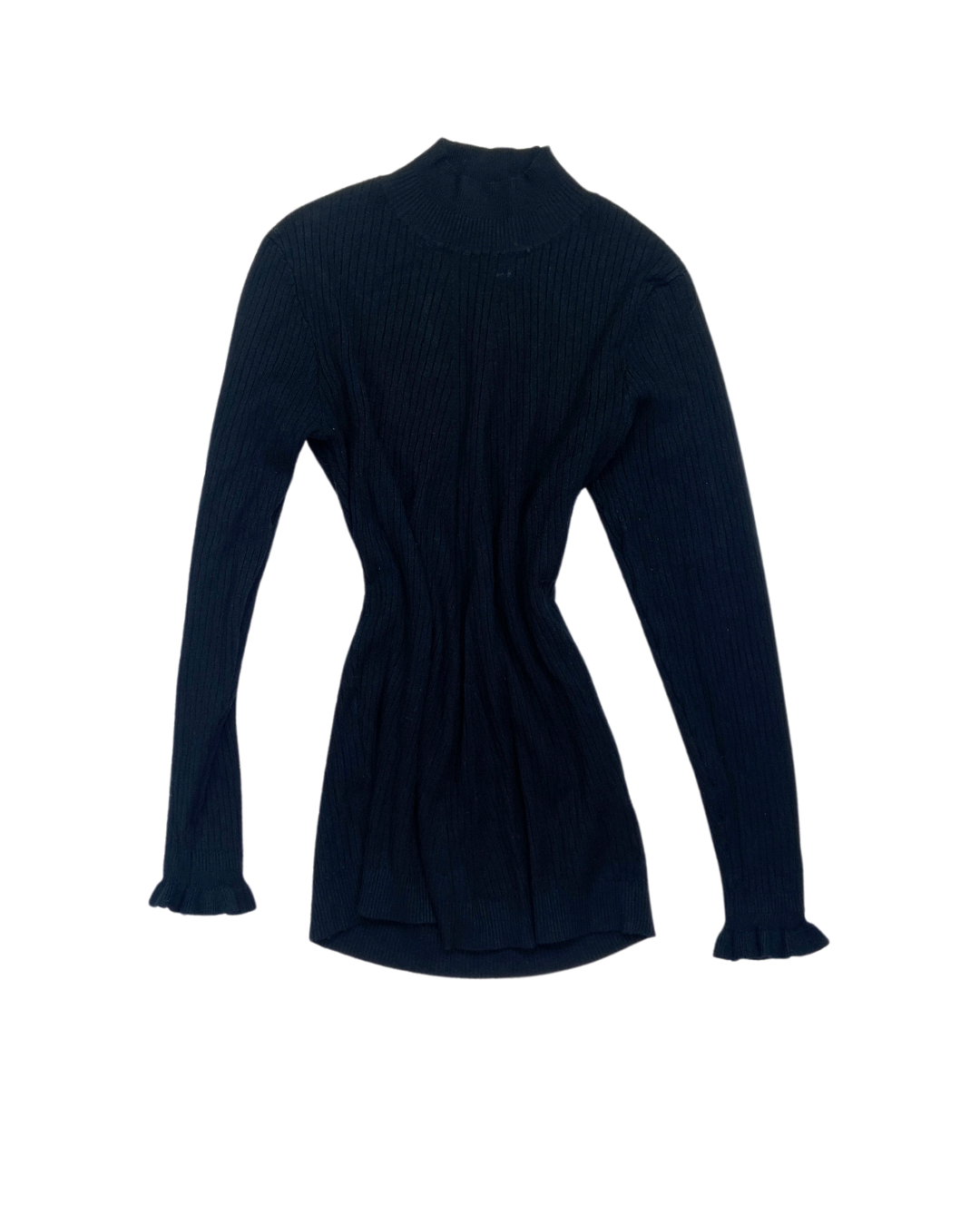 Mamalicious Navy Ribbed Knit Top