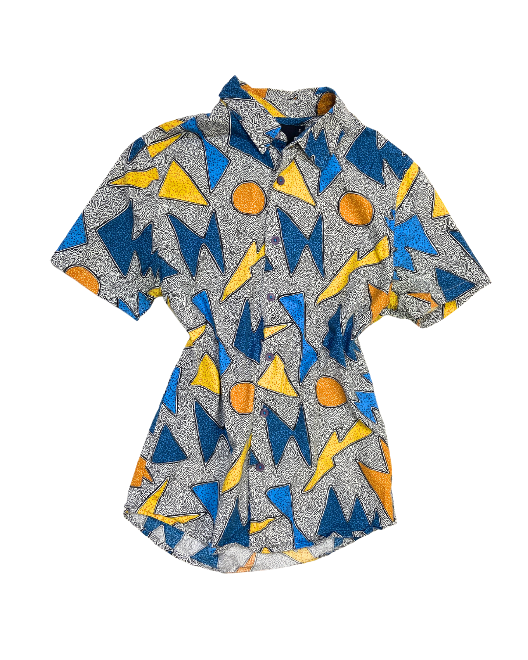 Abstract Geometric Print Shirt