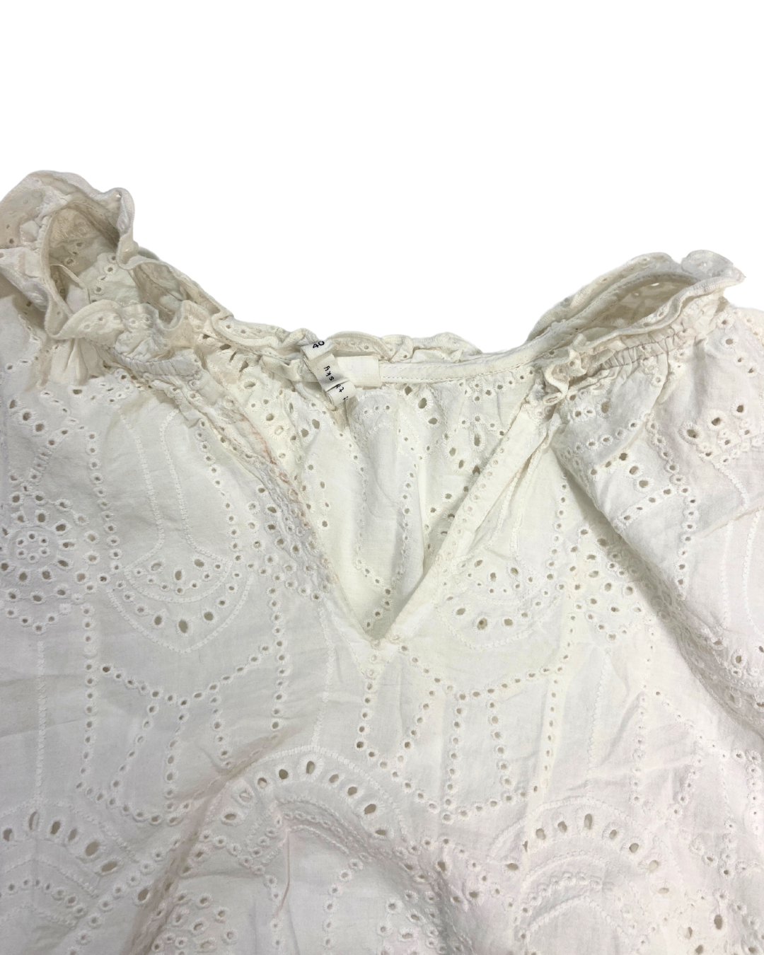 thought White Crochet Midi Dress