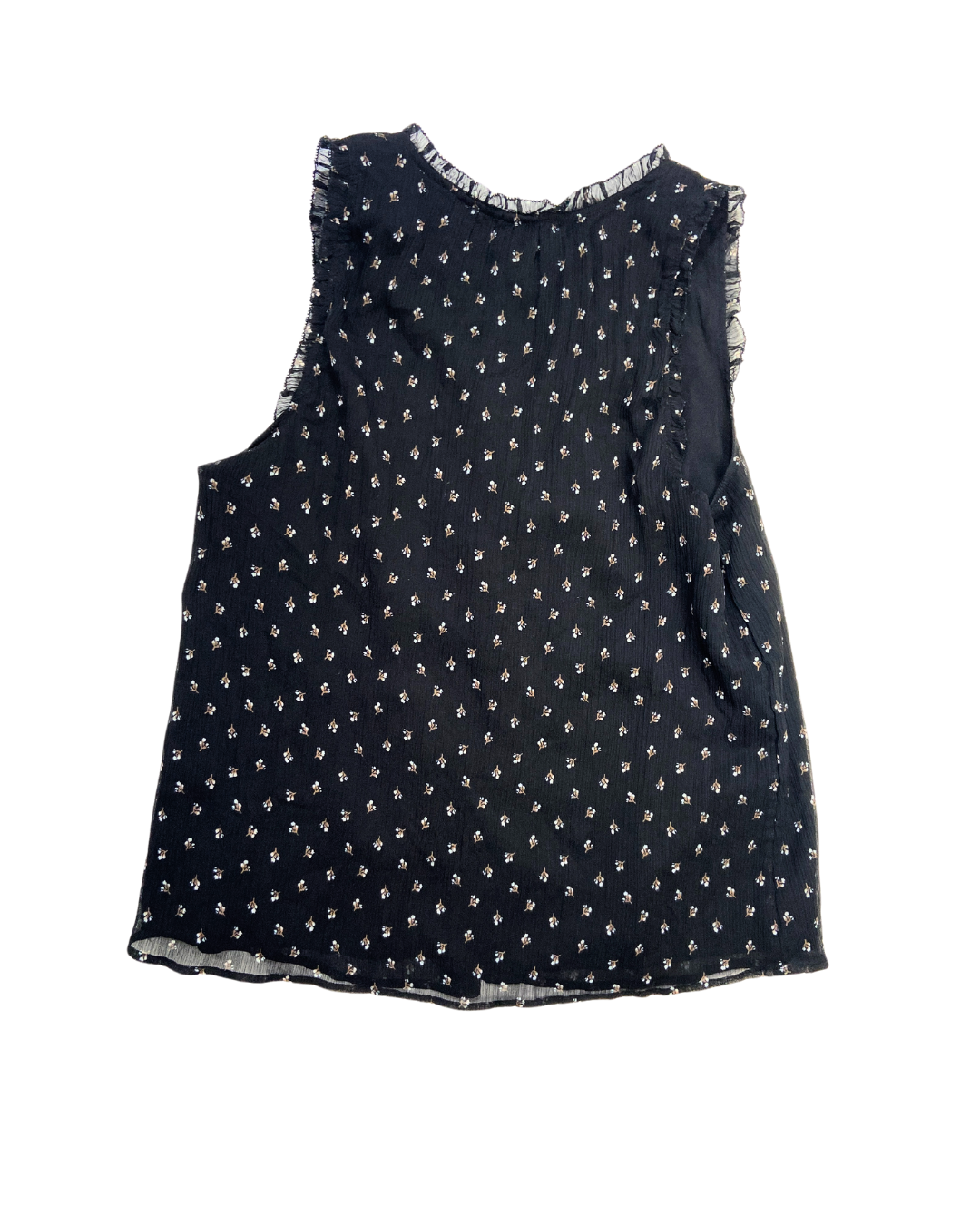 Black Floral Blouse