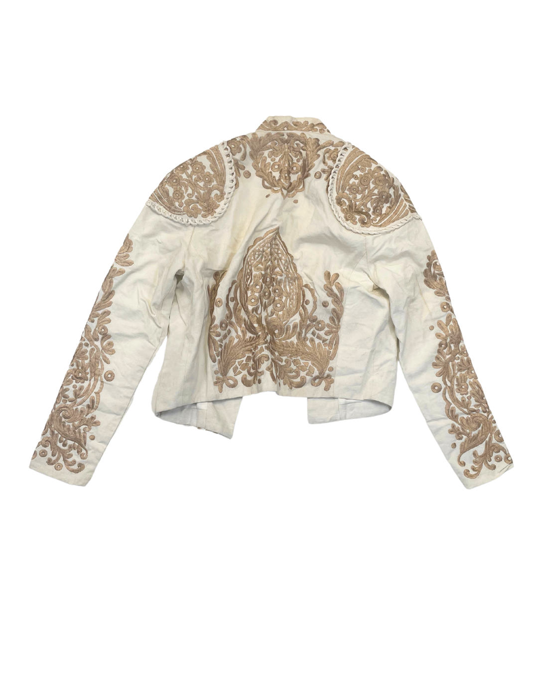 Akaash Mumbai White Embroidered Jacket