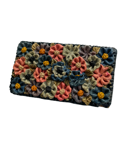 Multi Colour Floral Brooch