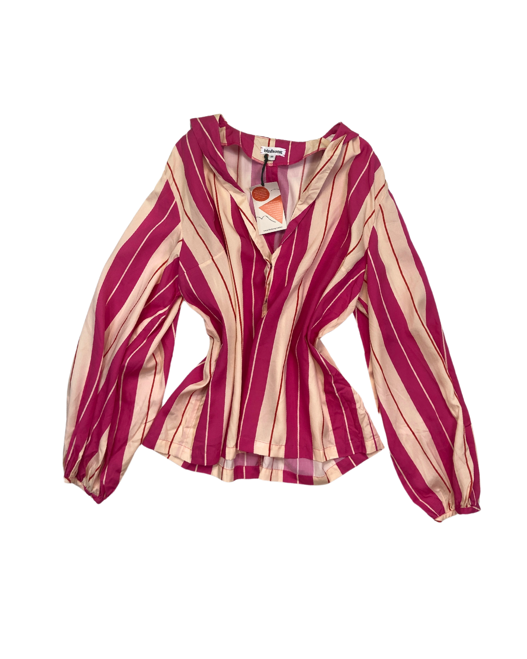 Birdsong Pink Stripe Shirt