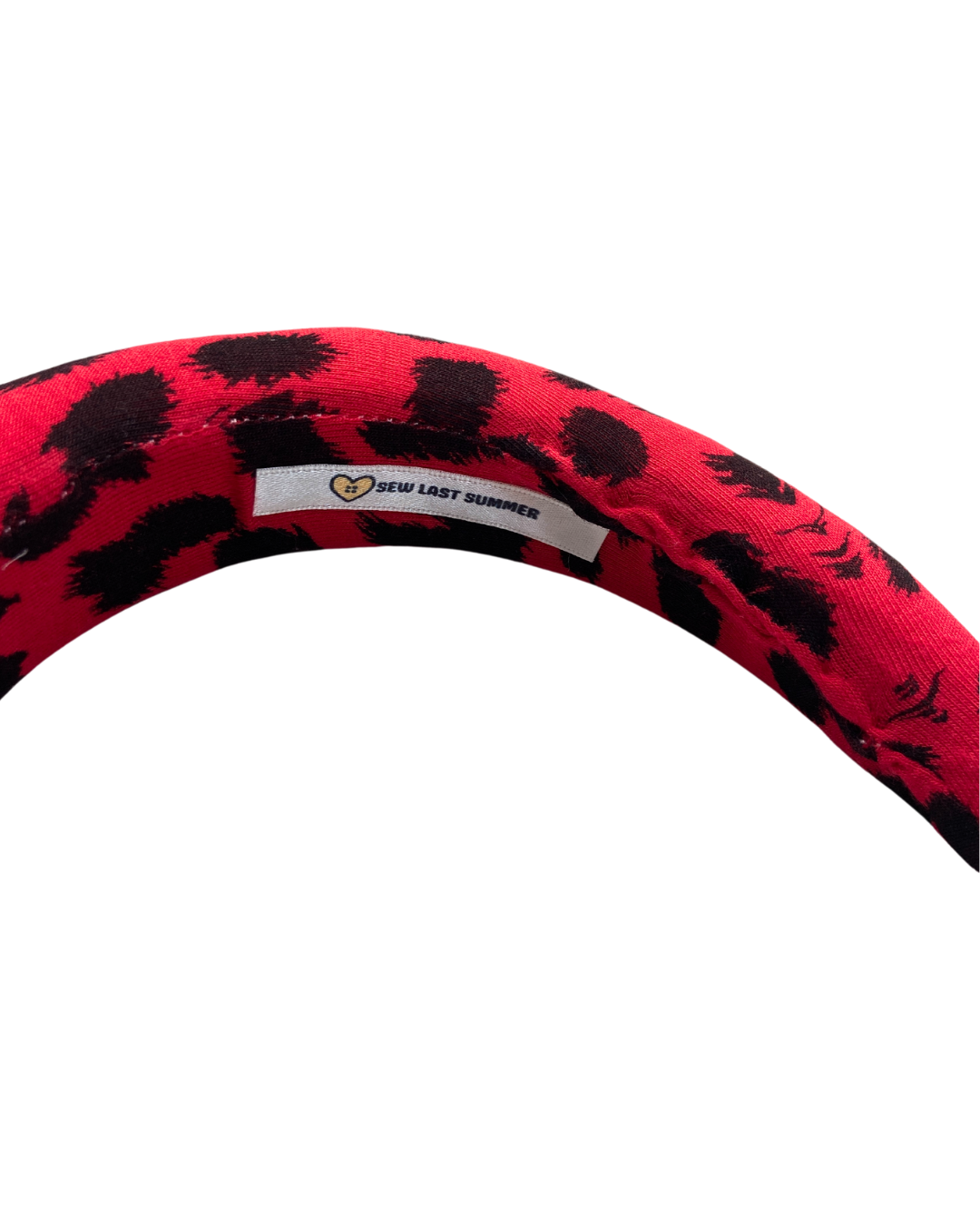 Sew Last Summer Red Leopard Headband