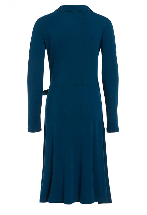 Preloved Merino Wool Wrap Dress