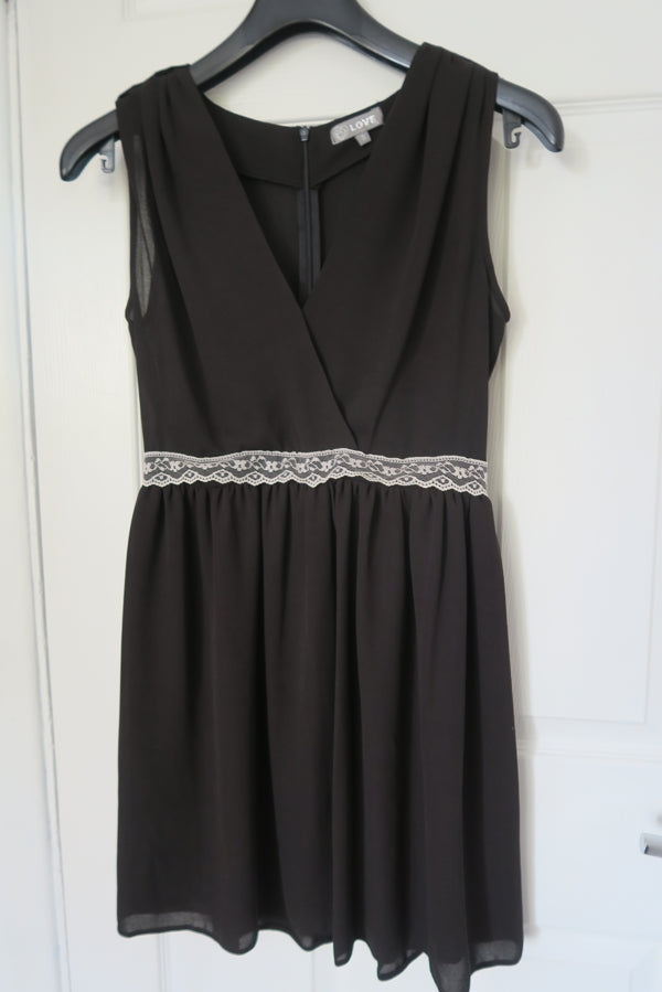 Preloved Black Formal Mini Dress