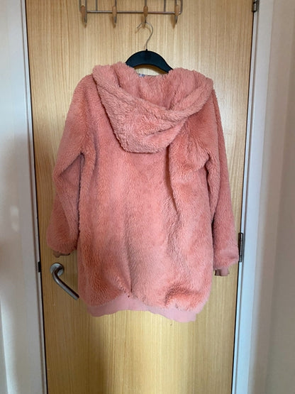 Preloved Pink fluffy jacket