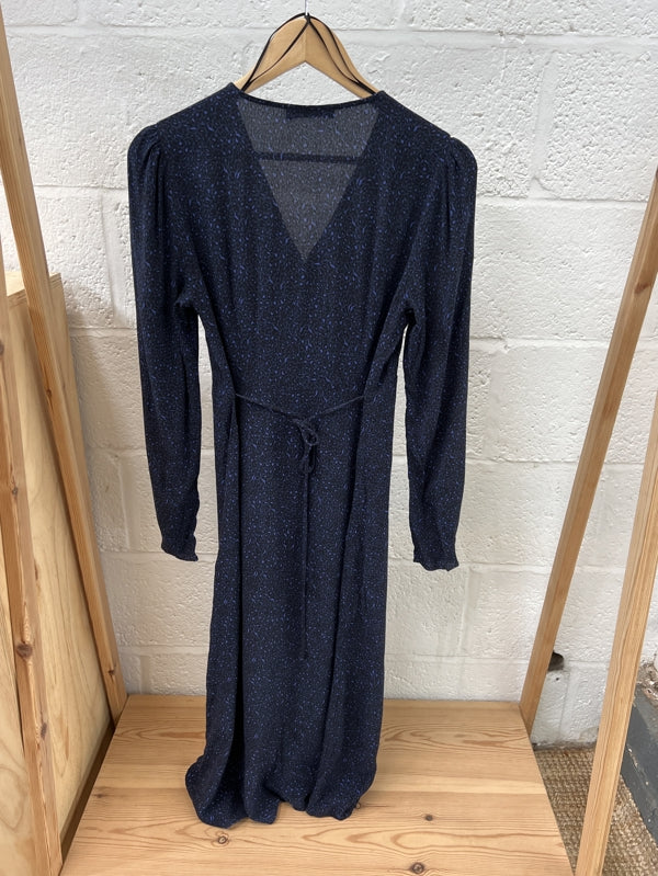 Preloved Small print midi dress