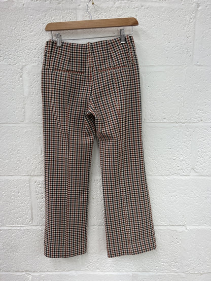 Preloved Tory Burch Trombetta check trouser