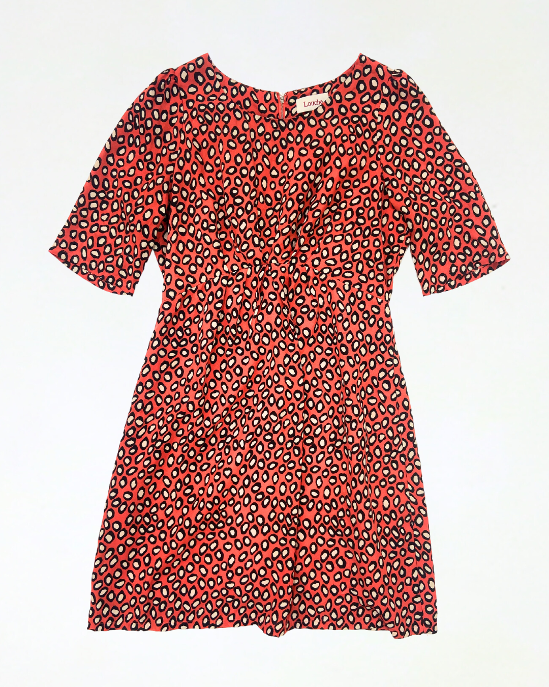 Louche Red Leopard Dress