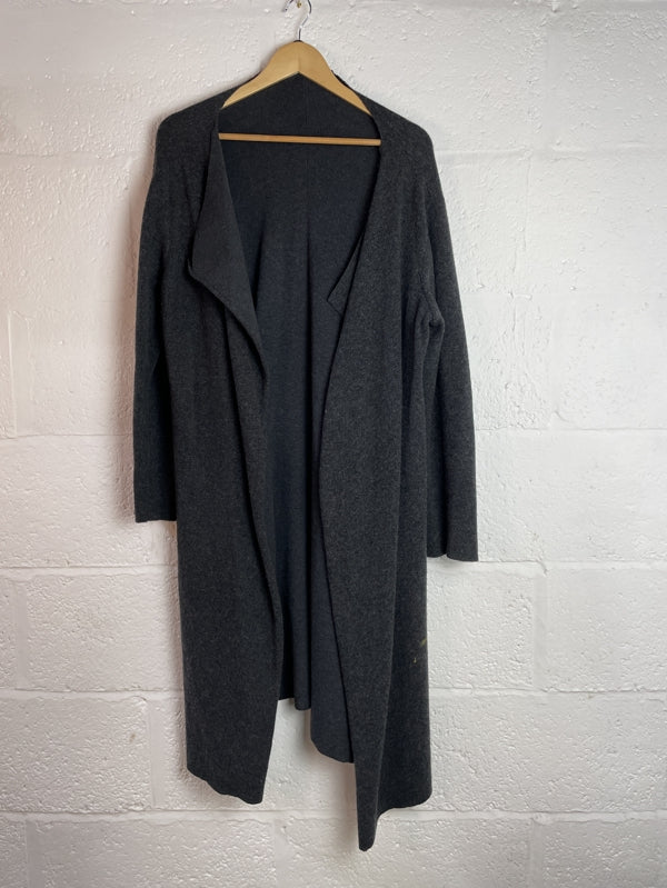 Preloved Grey Wooly Coat