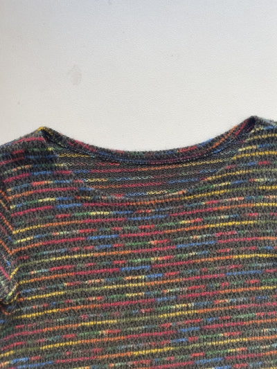 Preloved Rainbow Knit Shift Dress