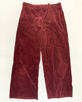 second hand Oliver Bonas Cord Cullote Trousers In Red  15 OWNI