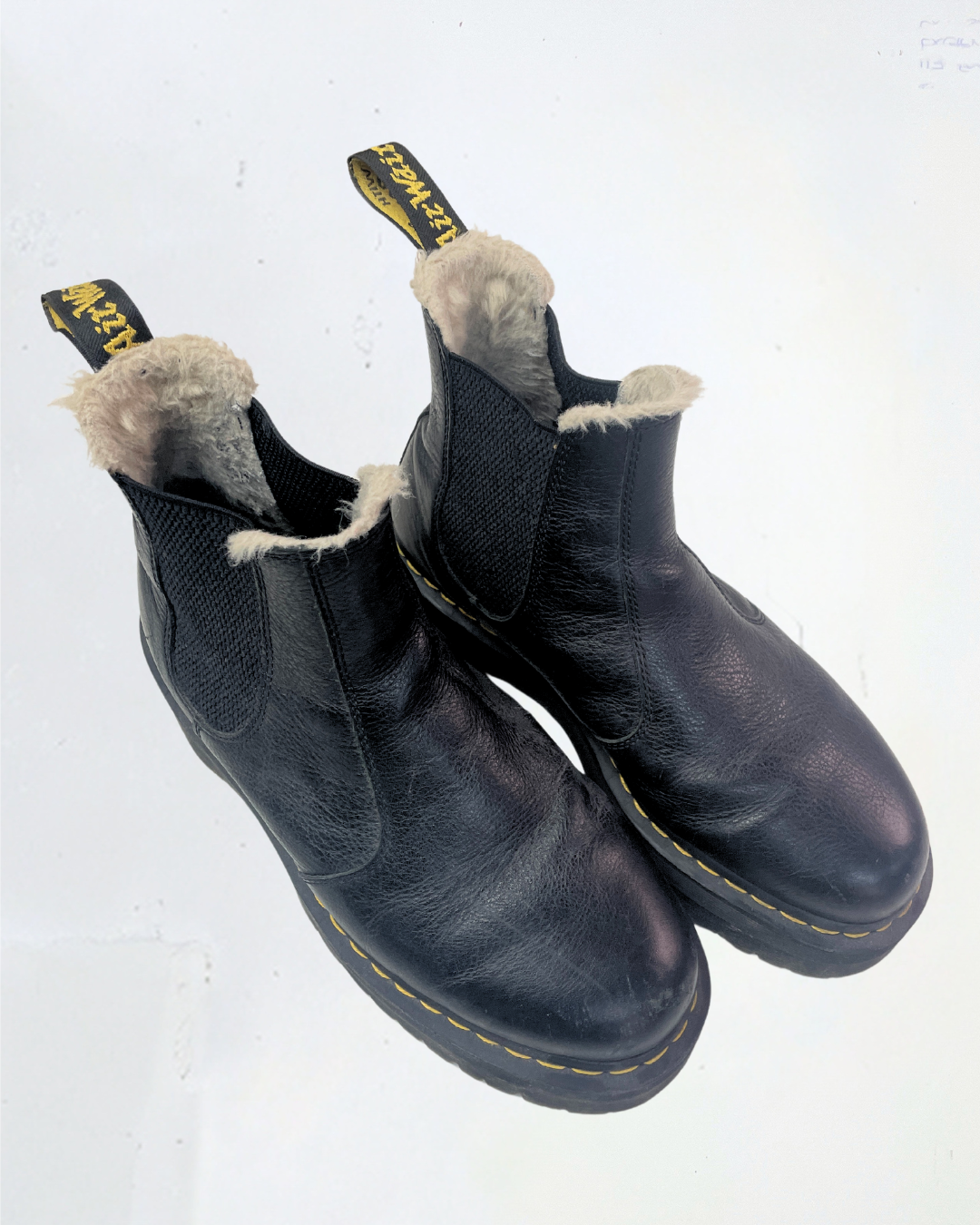 second hand Dr. Martens Dr. Martens Faux Fur Lined Boots in Size UK9 80 OWNI