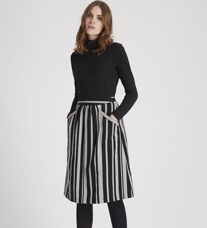 Preloved Striped People Tree Handwoven Cotton Skirt