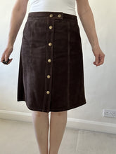 second hand Gap Brown Suede Skirt 20 OWNI