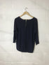 second hand Stanley & Stella Navy 3/4 Sleeve Top  5.0 OWNI