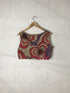 second hand Unknown Handmade African print Crop Top 5.0 OWNI