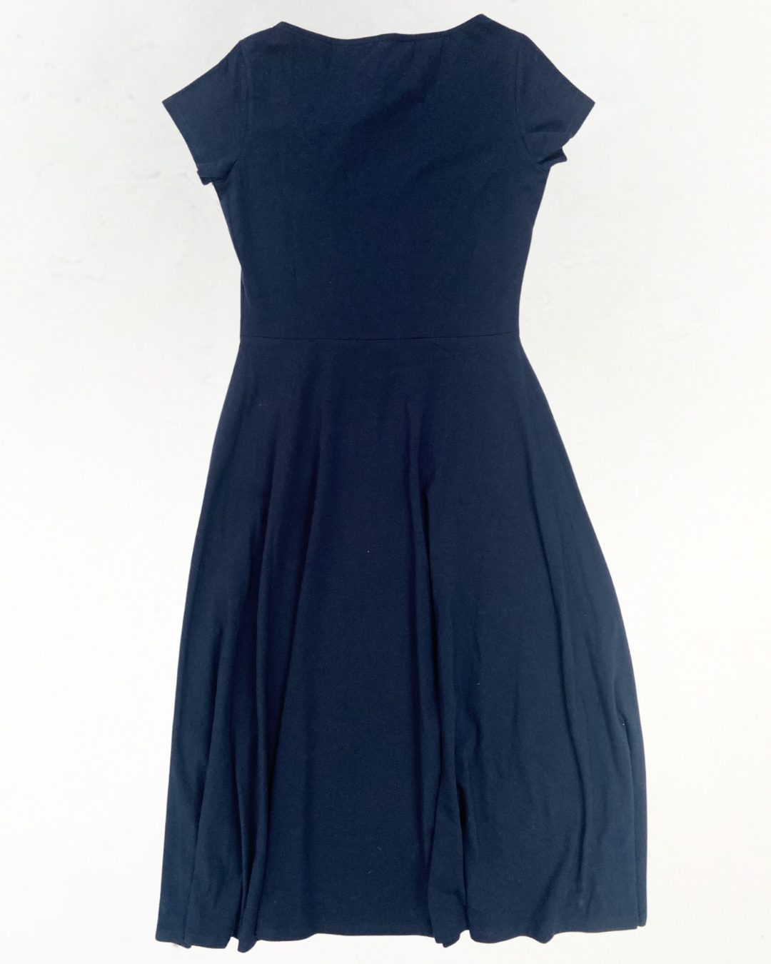 People Tree Navy Cap Sleeve Dress