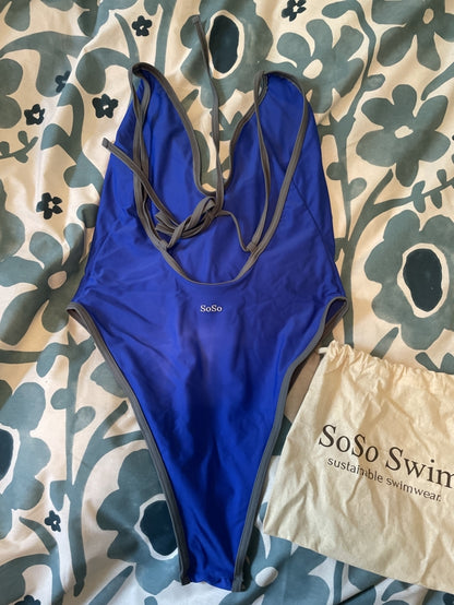 Preloved Original Cut Swimsuit (Blue)