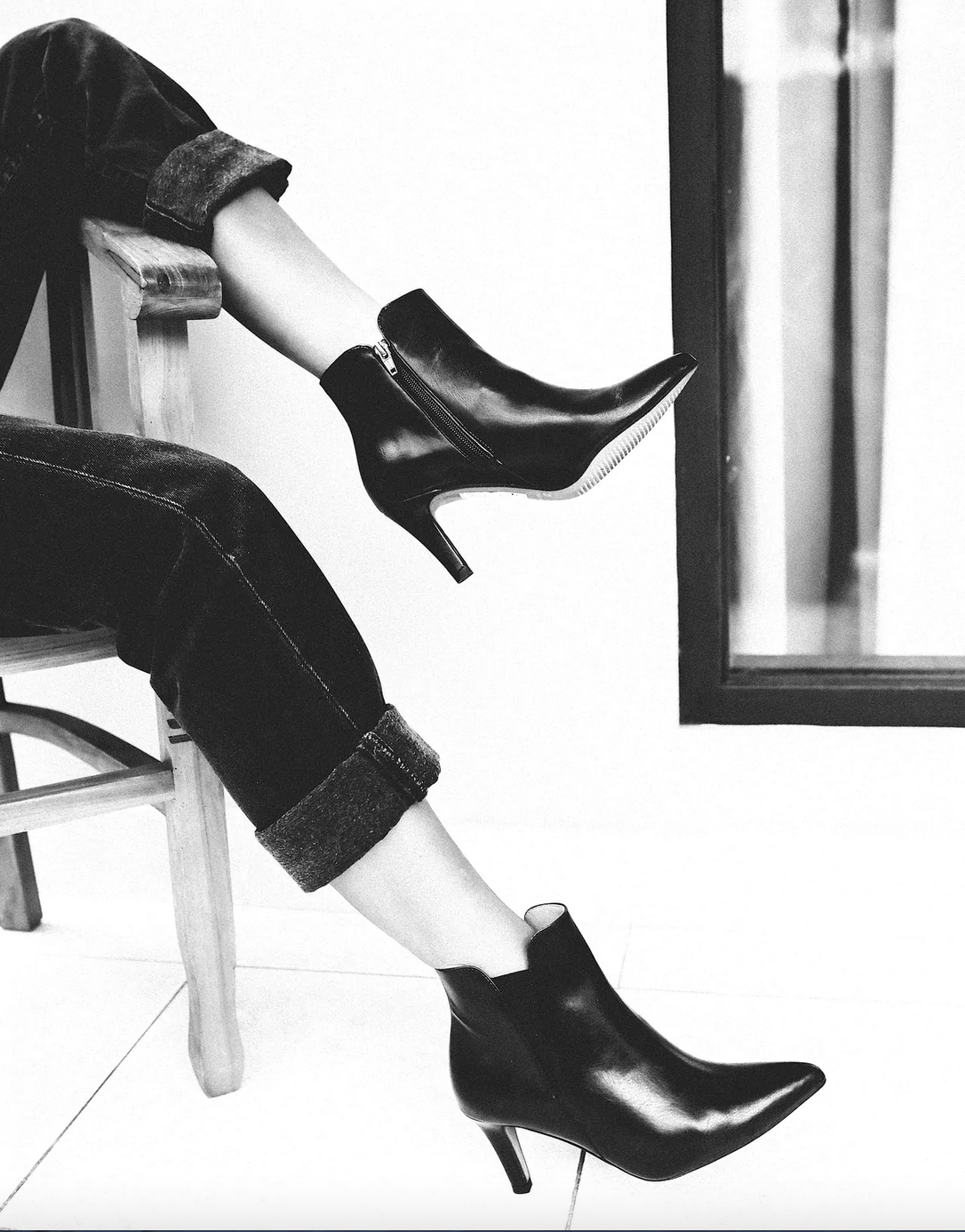 Preloved Blondie Ankle Boots in Black