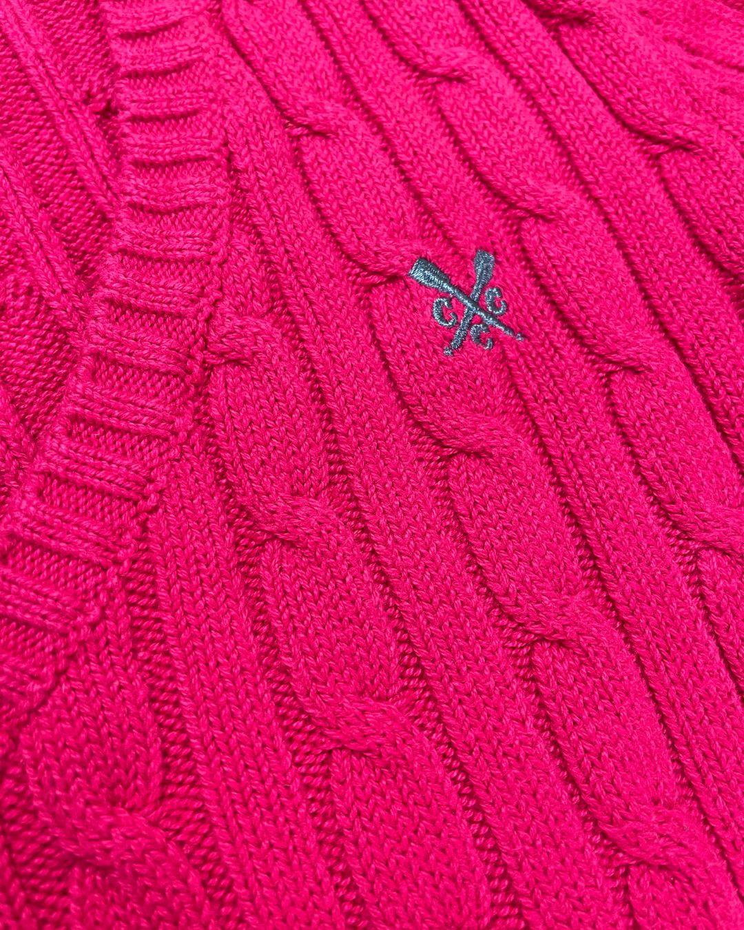 second hand Crew Clothing Crew Clothing Pink Cable Knit in Size 8 10 OWNI
