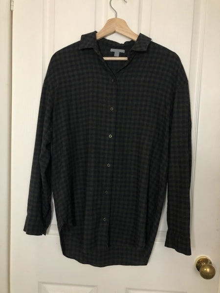 Preloved Relaxed Check wool-blend Shirt