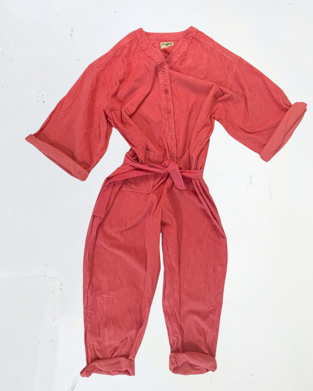 second hand Humphries & Begg Humphries & Begg Pink Cord Boilersuit in Size XL 45 OWNI