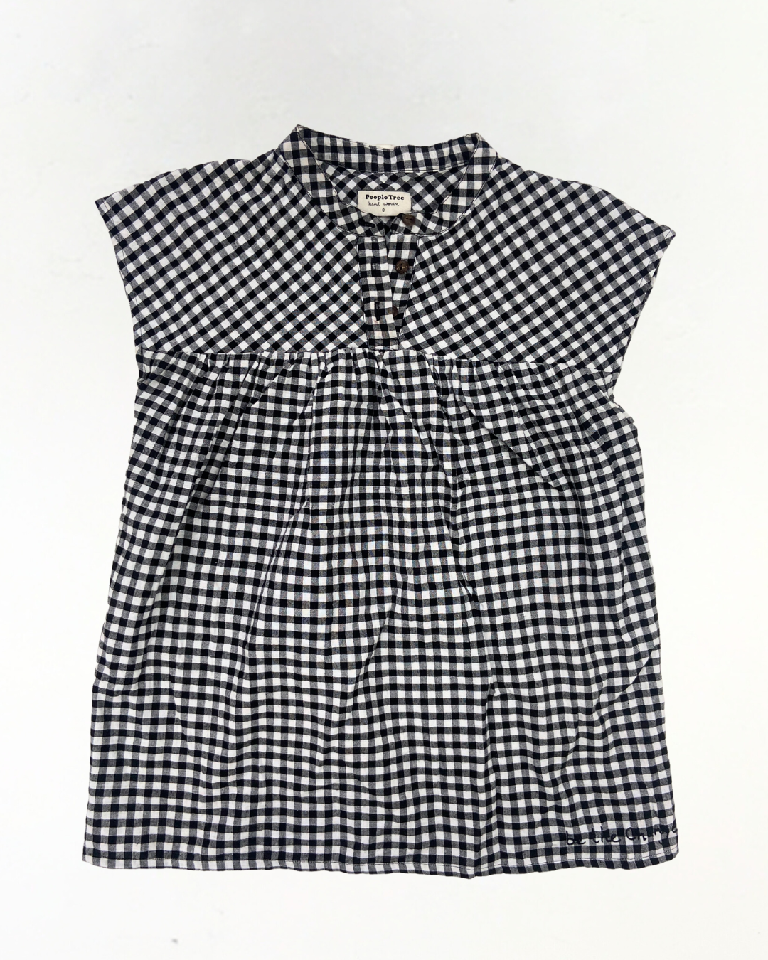 People Tree Gingham Smock Top