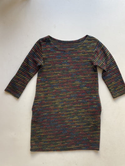Preloved Rainbow Knit Shift Dress