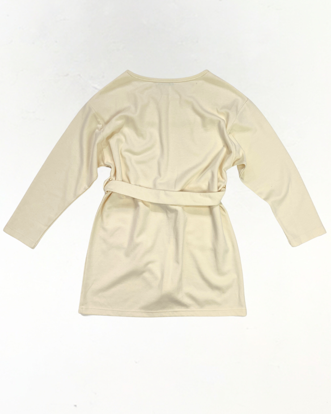Contemporary Cream Belted Mini Dress